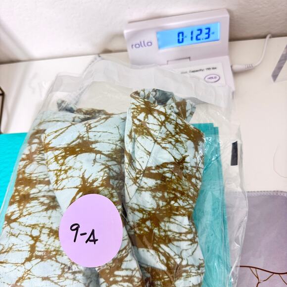 Logo By Lori Goldstein Womens T Shirt Top Size 2X Splatter Stretch Comfy Blue - Picture 7 of 8